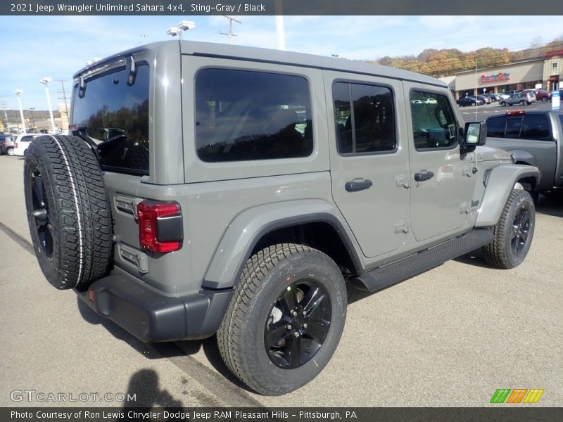 Sting-Gray / Black 2021 Jeep Wrangler Unlimited Sahara 4x4