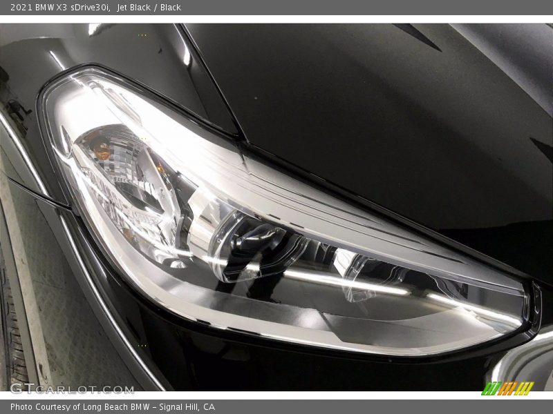 Jet Black / Black 2021 BMW X3 sDrive30i