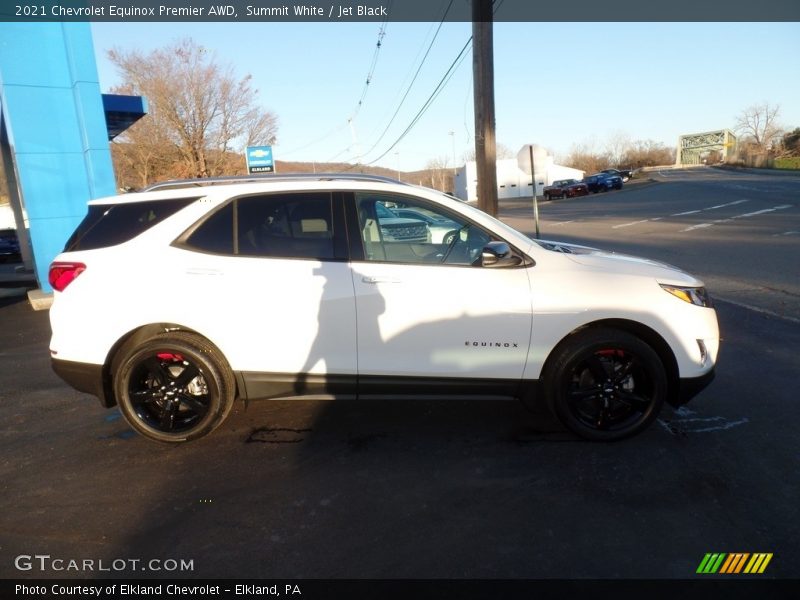 Summit White / Jet Black 2021 Chevrolet Equinox Premier AWD