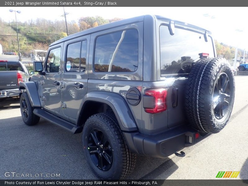 Sting-Gray / Black 2021 Jeep Wrangler Unlimited Sahara 4x4