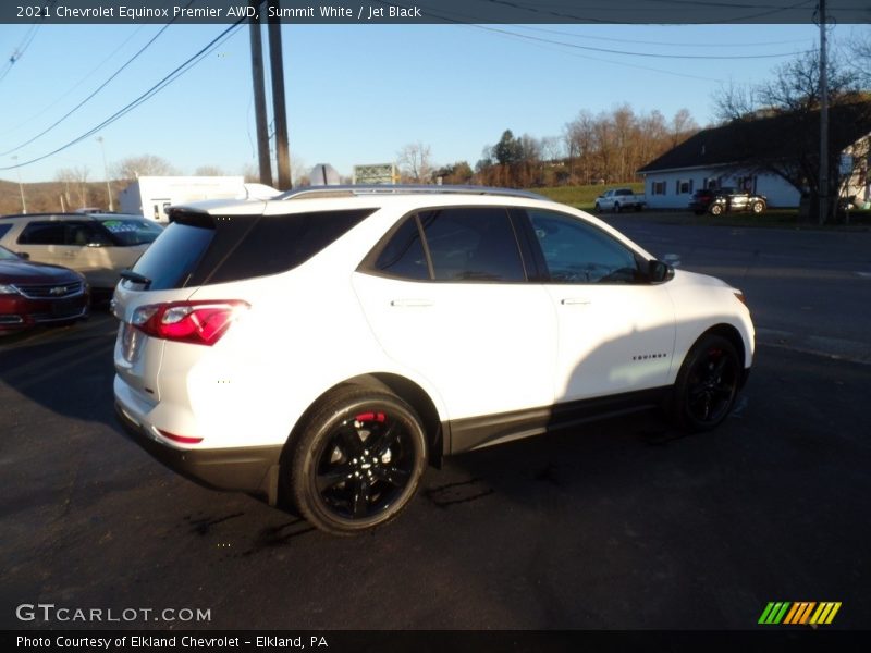 Summit White / Jet Black 2021 Chevrolet Equinox Premier AWD