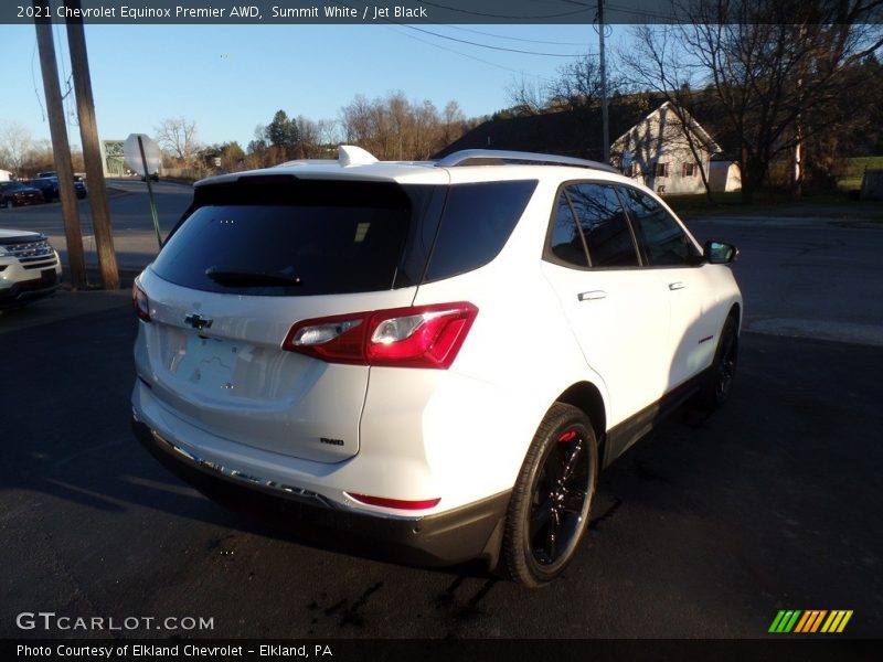 Summit White / Jet Black 2021 Chevrolet Equinox Premier AWD
