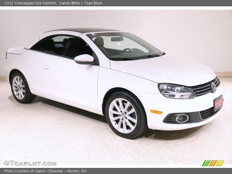 Candy White / Titan Black 2012 Volkswagen Eos Komfort