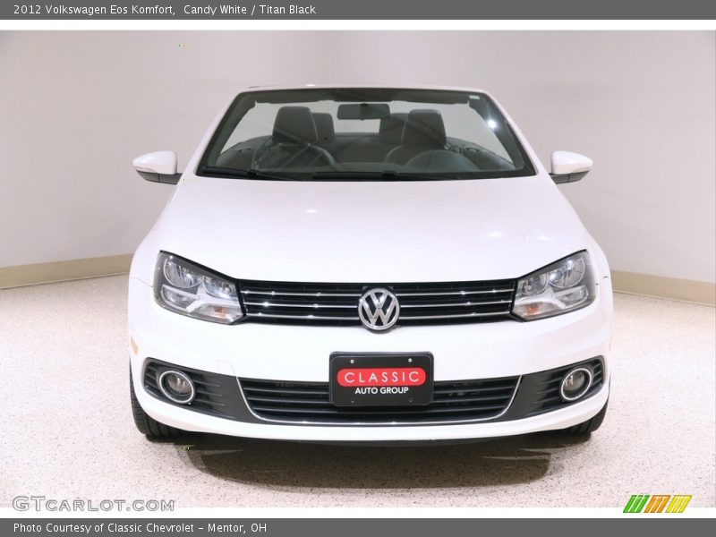 Candy White / Titan Black 2012 Volkswagen Eos Komfort
