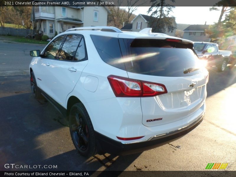 Summit White / Jet Black 2021 Chevrolet Equinox Premier AWD