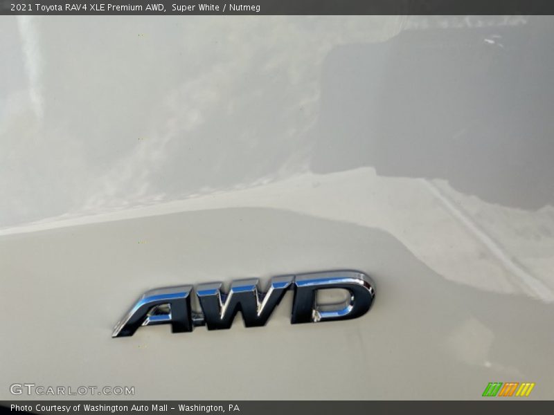 Super White / Nutmeg 2021 Toyota RAV4 XLE Premium AWD