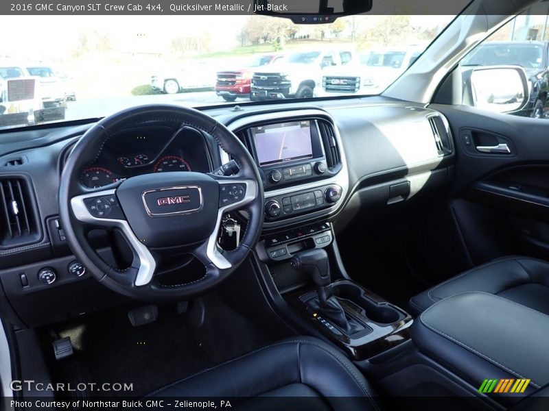  2016 Canyon SLT Crew Cab 4x4 Jet Black Interior