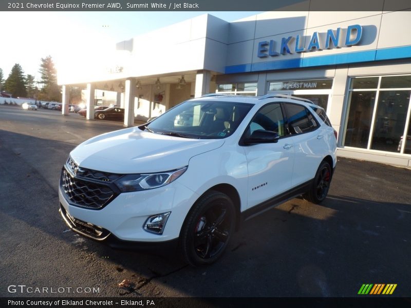 Summit White / Jet Black 2021 Chevrolet Equinox Premier AWD