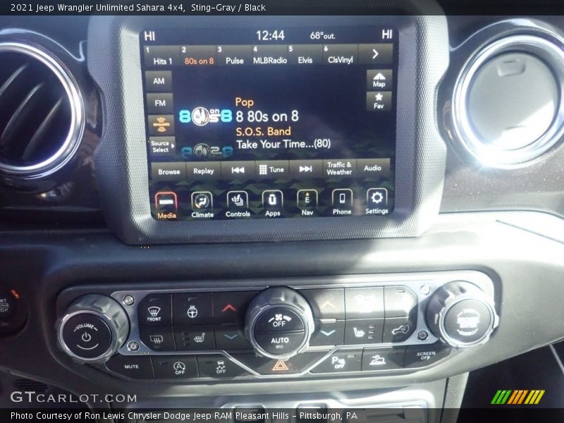 Sting-Gray / Black 2021 Jeep Wrangler Unlimited Sahara 4x4