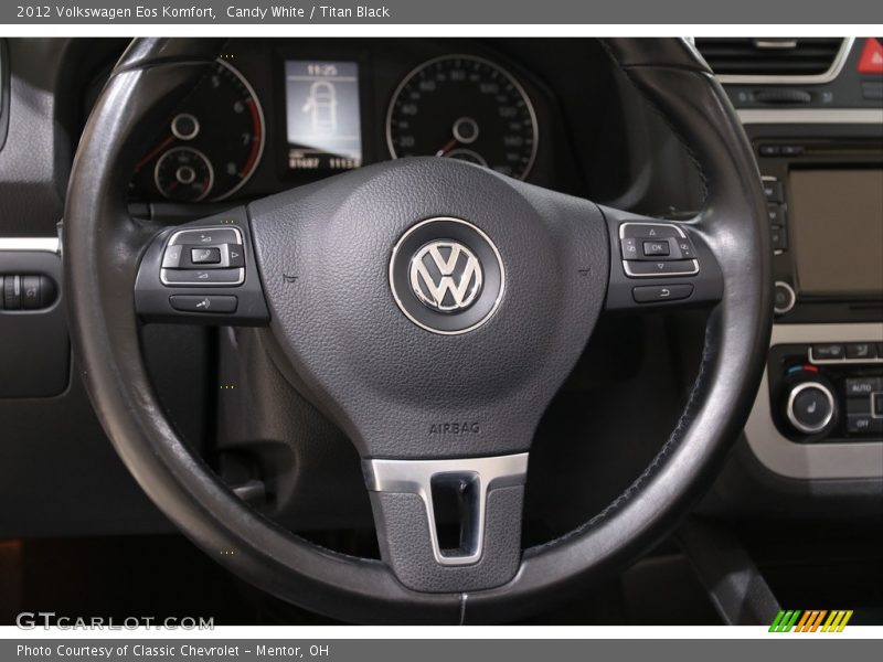 Candy White / Titan Black 2012 Volkswagen Eos Komfort