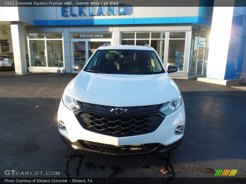 Summit White / Jet Black 2021 Chevrolet Equinox Premier AWD