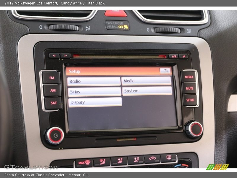 Candy White / Titan Black 2012 Volkswagen Eos Komfort