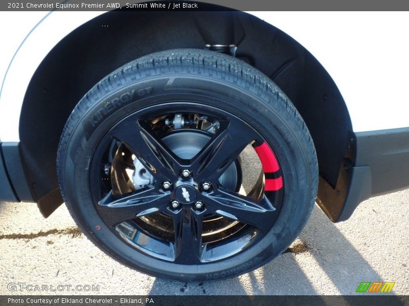 Summit White / Jet Black 2021 Chevrolet Equinox Premier AWD