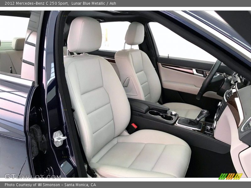 Lunar Blue Metallic / Ash 2012 Mercedes-Benz C 250 Sport