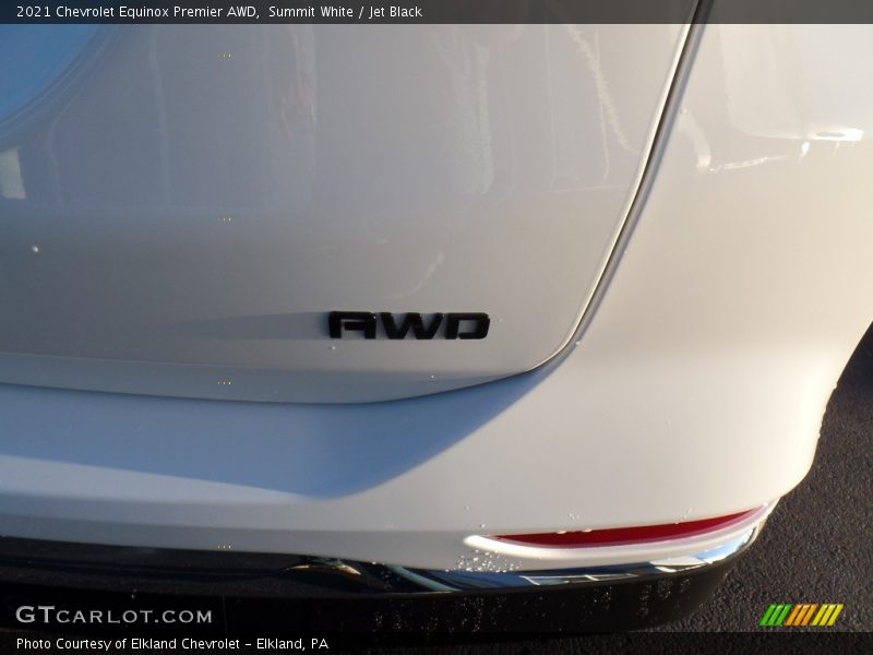 Summit White / Jet Black 2021 Chevrolet Equinox Premier AWD