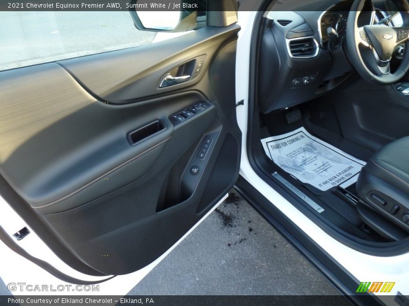Summit White / Jet Black 2021 Chevrolet Equinox Premier AWD