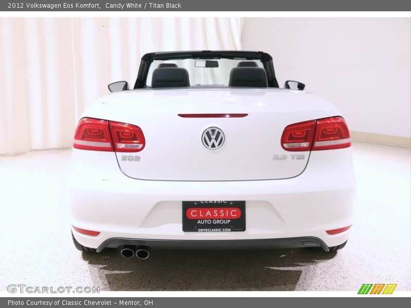 Candy White / Titan Black 2012 Volkswagen Eos Komfort