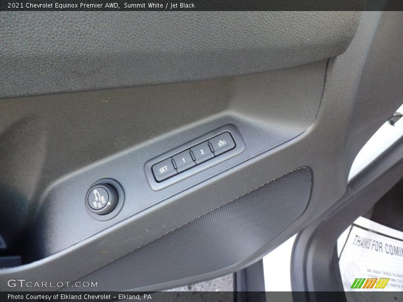 Summit White / Jet Black 2021 Chevrolet Equinox Premier AWD