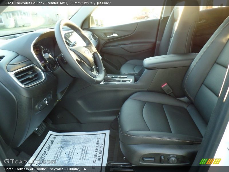 Summit White / Jet Black 2021 Chevrolet Equinox Premier AWD