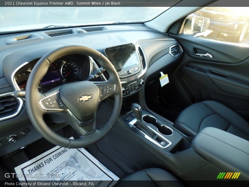Summit White / Jet Black 2021 Chevrolet Equinox Premier AWD