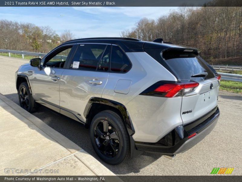 Silver Sky Metallic / Black 2021 Toyota RAV4 XSE AWD Hybrid