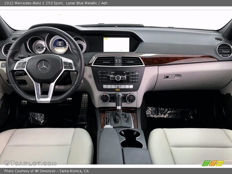 Lunar Blue Metallic / Ash 2012 Mercedes-Benz C 250 Sport