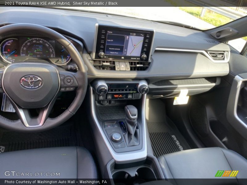 Silver Sky Metallic / Black 2021 Toyota RAV4 XSE AWD Hybrid
