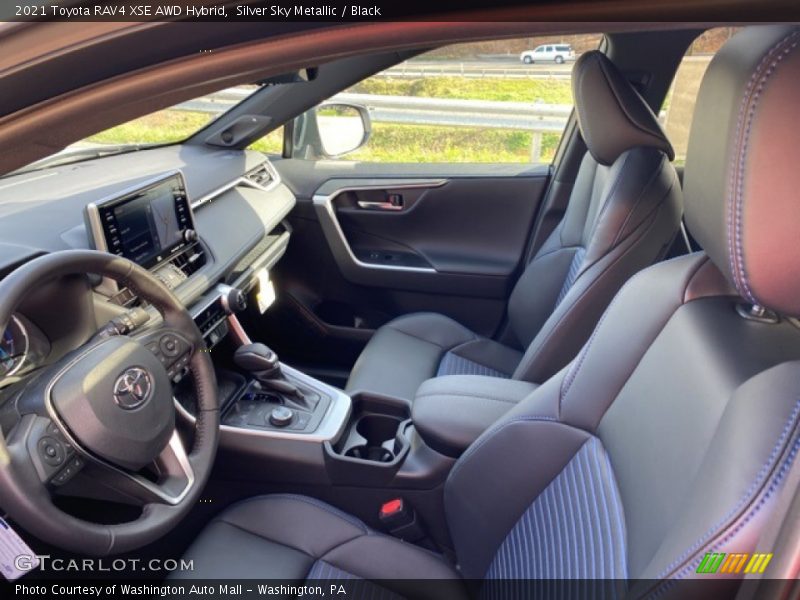 Silver Sky Metallic / Black 2021 Toyota RAV4 XSE AWD Hybrid