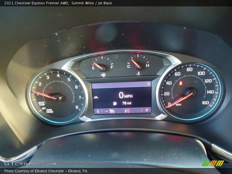 Summit White / Jet Black 2021 Chevrolet Equinox Premier AWD