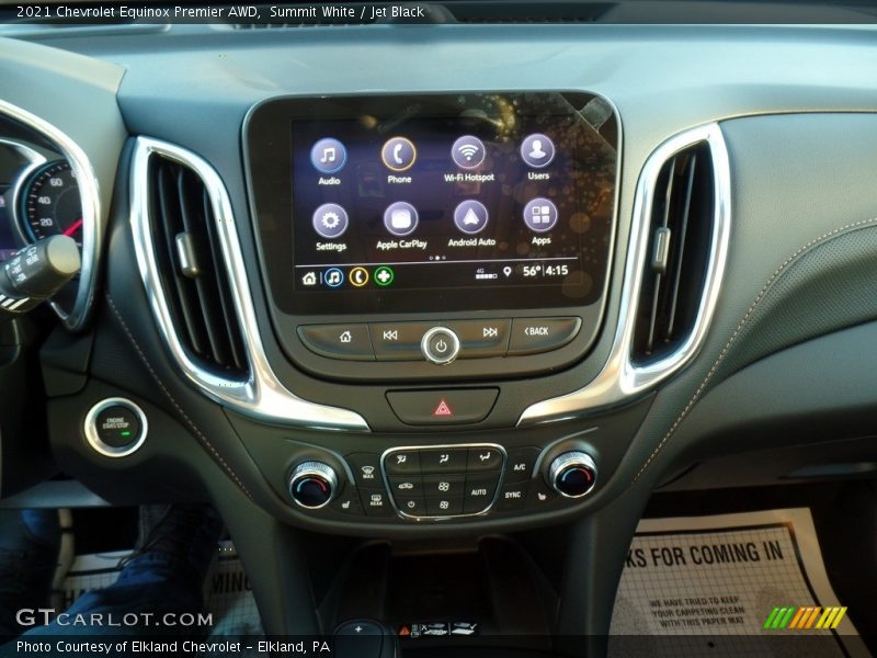 Summit White / Jet Black 2021 Chevrolet Equinox Premier AWD