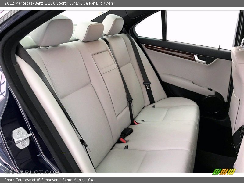 Lunar Blue Metallic / Ash 2012 Mercedes-Benz C 250 Sport