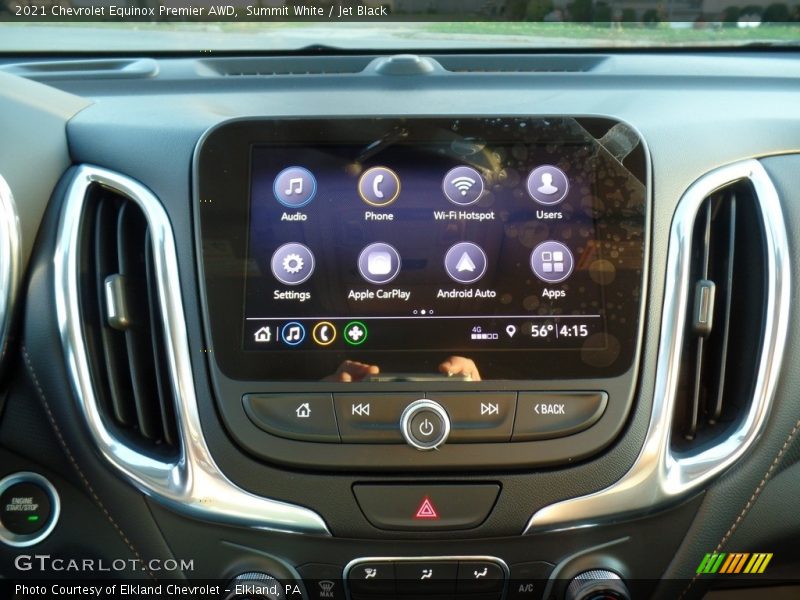 Summit White / Jet Black 2021 Chevrolet Equinox Premier AWD