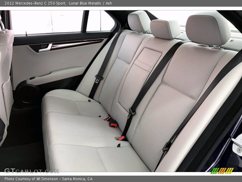 Lunar Blue Metallic / Ash 2012 Mercedes-Benz C 250 Sport