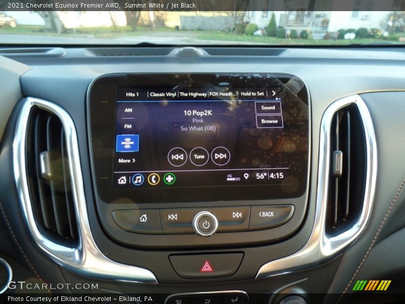 Summit White / Jet Black 2021 Chevrolet Equinox Premier AWD