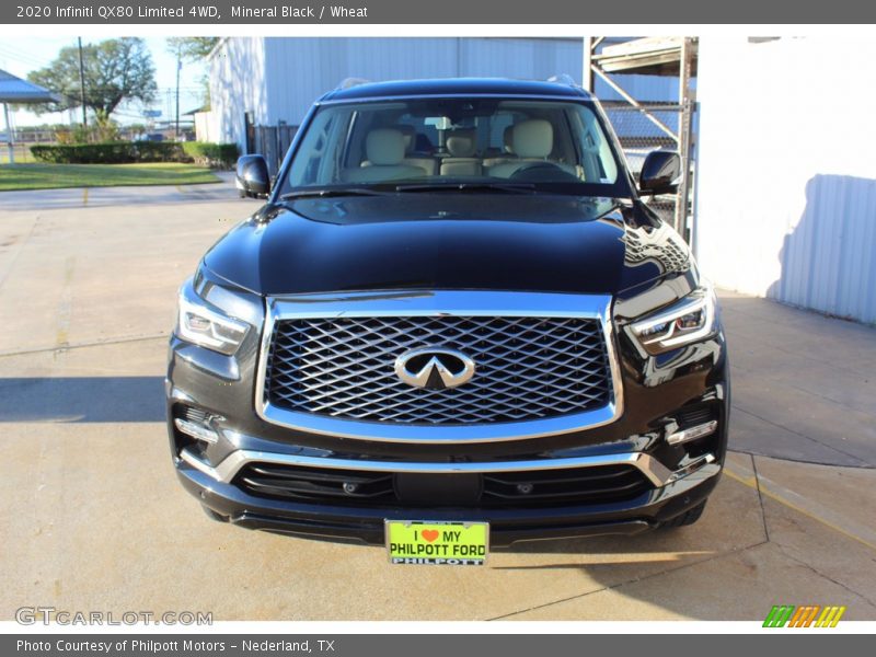 Mineral Black / Wheat 2020 Infiniti QX80 Limited 4WD