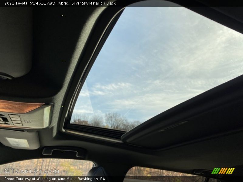 Silver Sky Metallic / Black 2021 Toyota RAV4 XSE AWD Hybrid