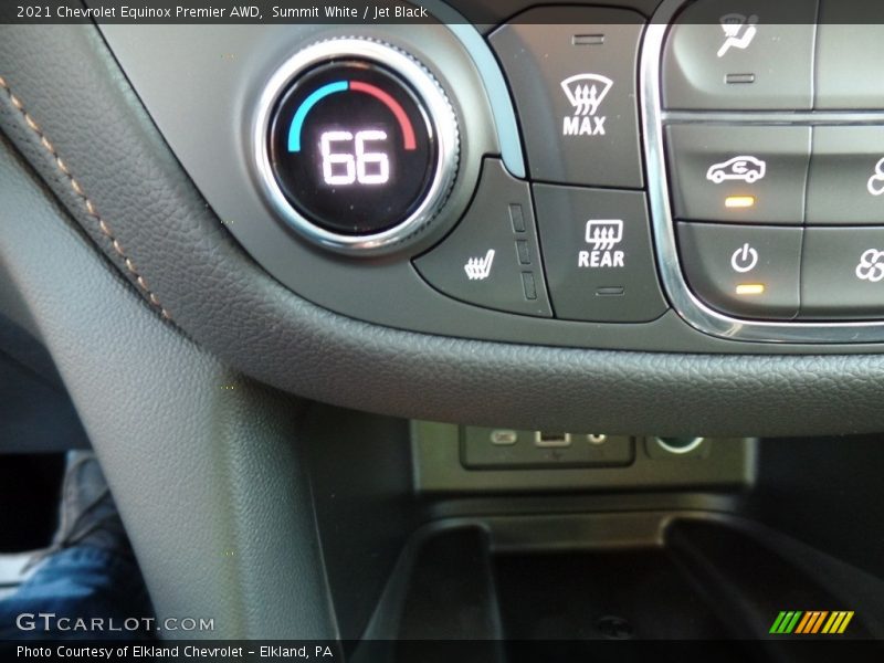 Summit White / Jet Black 2021 Chevrolet Equinox Premier AWD
