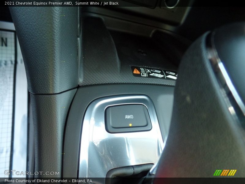 Summit White / Jet Black 2021 Chevrolet Equinox Premier AWD
