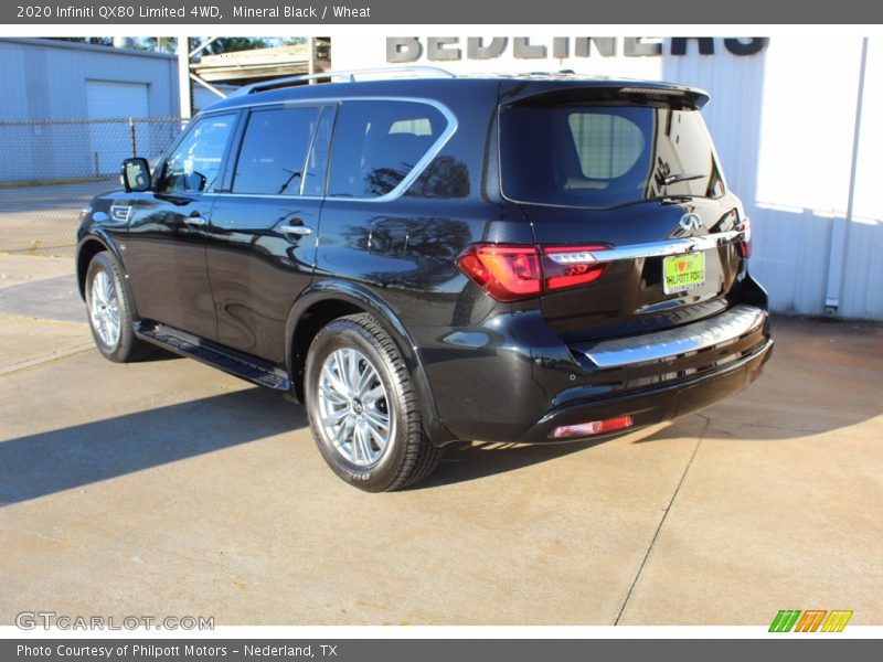 Mineral Black / Wheat 2020 Infiniti QX80 Limited 4WD