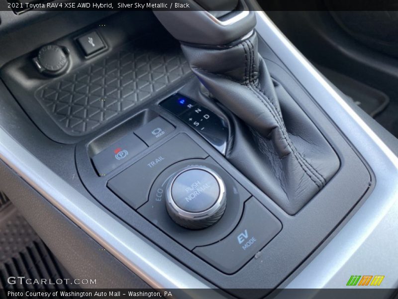Controls of 2021 RAV4 XSE AWD Hybrid