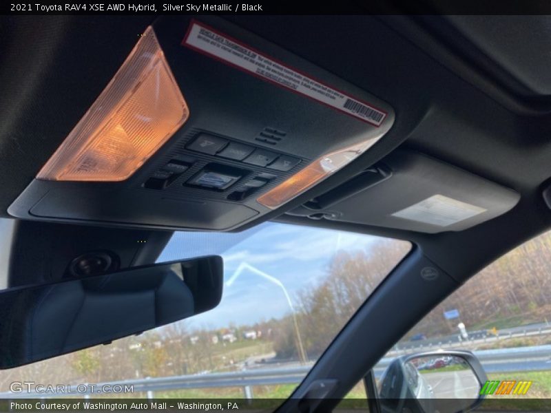 Silver Sky Metallic / Black 2021 Toyota RAV4 XSE AWD Hybrid