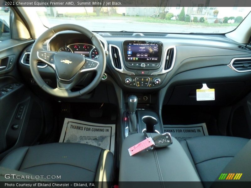 Summit White / Jet Black 2021 Chevrolet Equinox Premier AWD