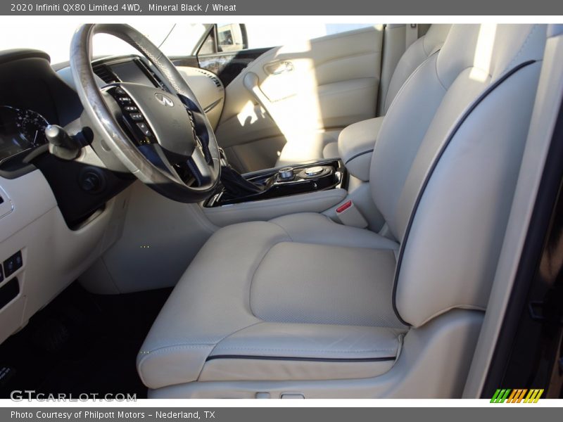 Front Seat of 2020 QX80 Limited 4WD