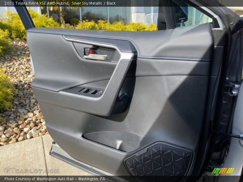 Silver Sky Metallic / Black 2021 Toyota RAV4 XSE AWD Hybrid