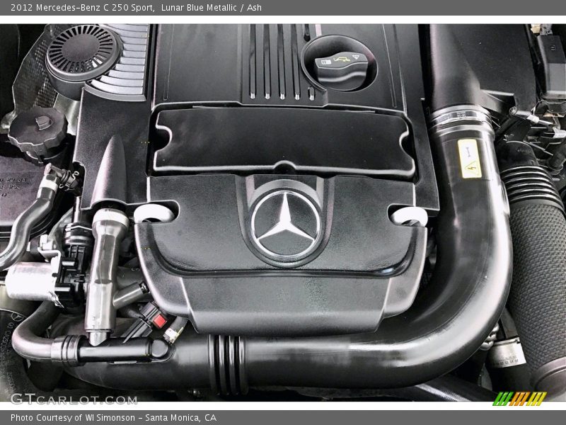 Lunar Blue Metallic / Ash 2012 Mercedes-Benz C 250 Sport