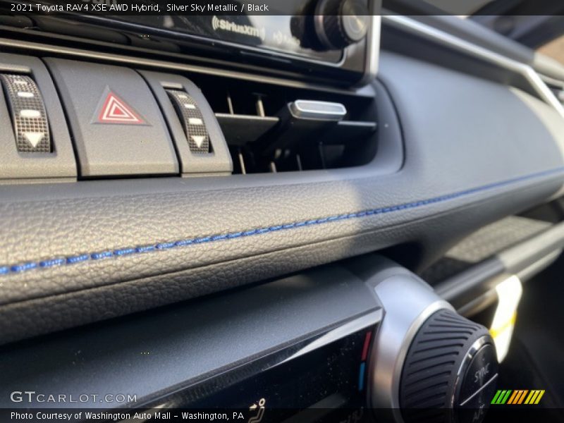 Silver Sky Metallic / Black 2021 Toyota RAV4 XSE AWD Hybrid