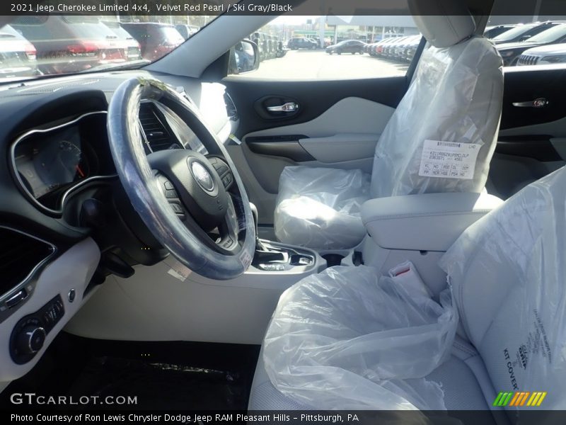 Velvet Red Pearl / Ski Gray/Black 2021 Jeep Cherokee Limited 4x4