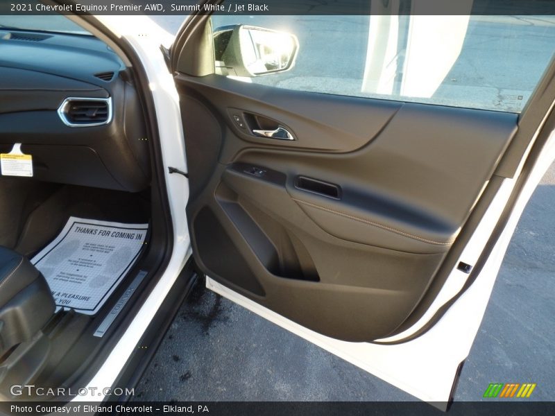 Summit White / Jet Black 2021 Chevrolet Equinox Premier AWD