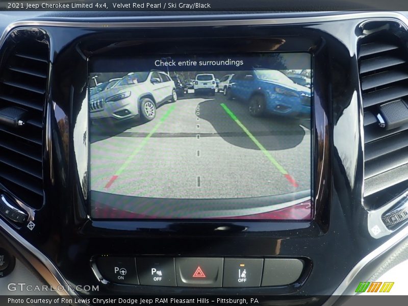 Velvet Red Pearl / Ski Gray/Black 2021 Jeep Cherokee Limited 4x4