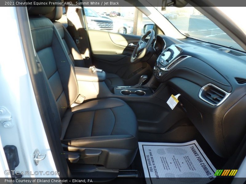 Summit White / Jet Black 2021 Chevrolet Equinox Premier AWD